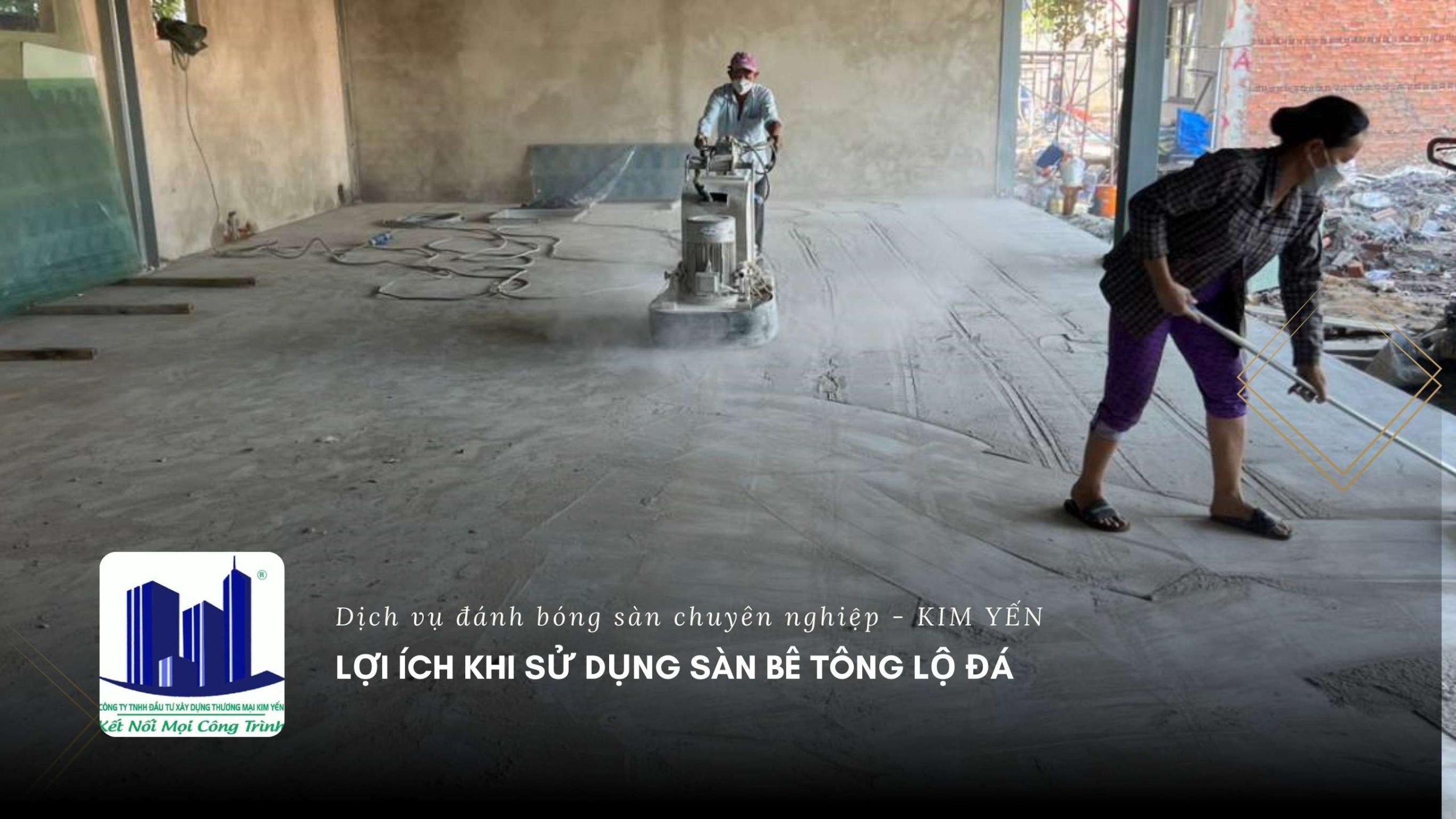 Lợi ích khi sử dụng sàn bê tông lộ đá