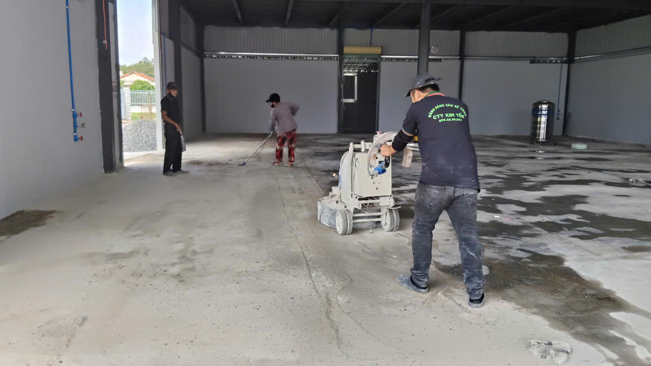 Dịch vụ mài sàn bê tông Kim Yến