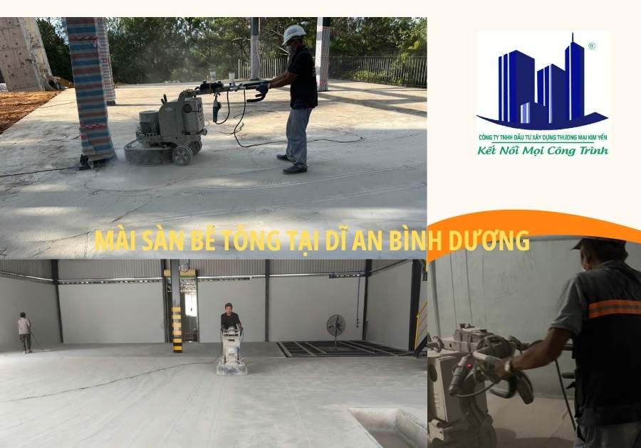 Mài Sàn Bê Tông Tại Dĩ An Bình Dương